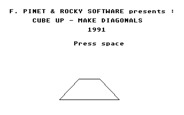 Cube Up - Make Diagonals — screenshot 1